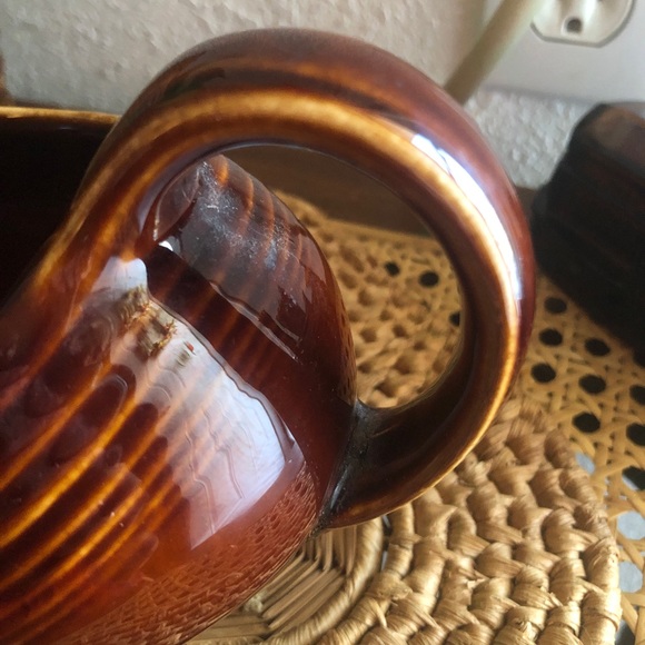 Vintage Homer Laughlin Fiesta Pottery Amber Stone Open Sauce Gravy Boat 18 oz - Picture 11 of 16